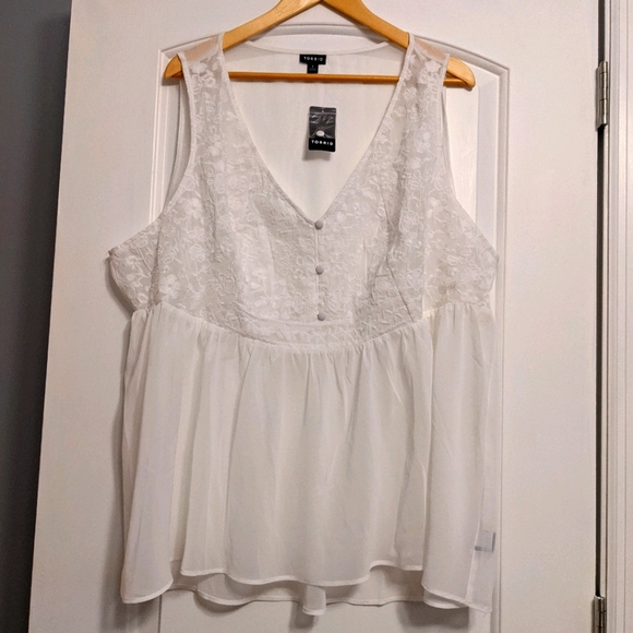 torrid Tops - White Torrid Top - Torrid size 3